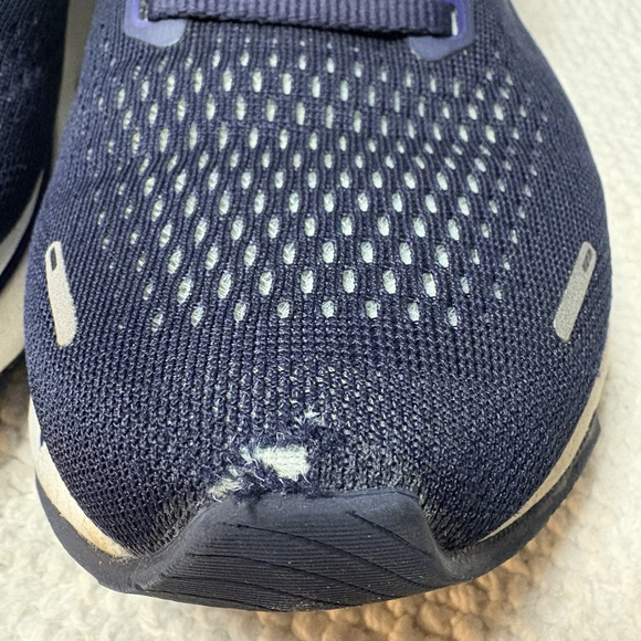 Brooks Ghost 14 Women’s Running Shoes Blue Size 9 Used – Toe Damage – See Pics - Picture 9 of 9